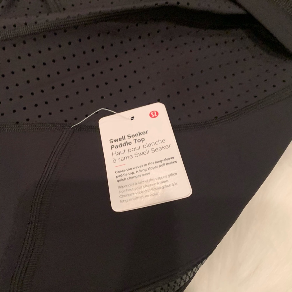 Lululemon swell seeker paddle top black new swim - Picture 5 of 8